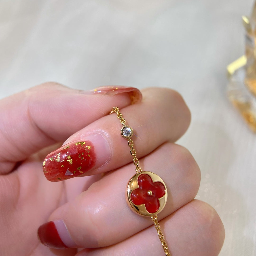 [AURORA]SUN PEDANT CARNELIAN BRACELET