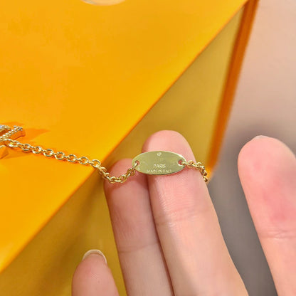 [AURORA]LOGO STAR MOTIF GOLD BRACELET
