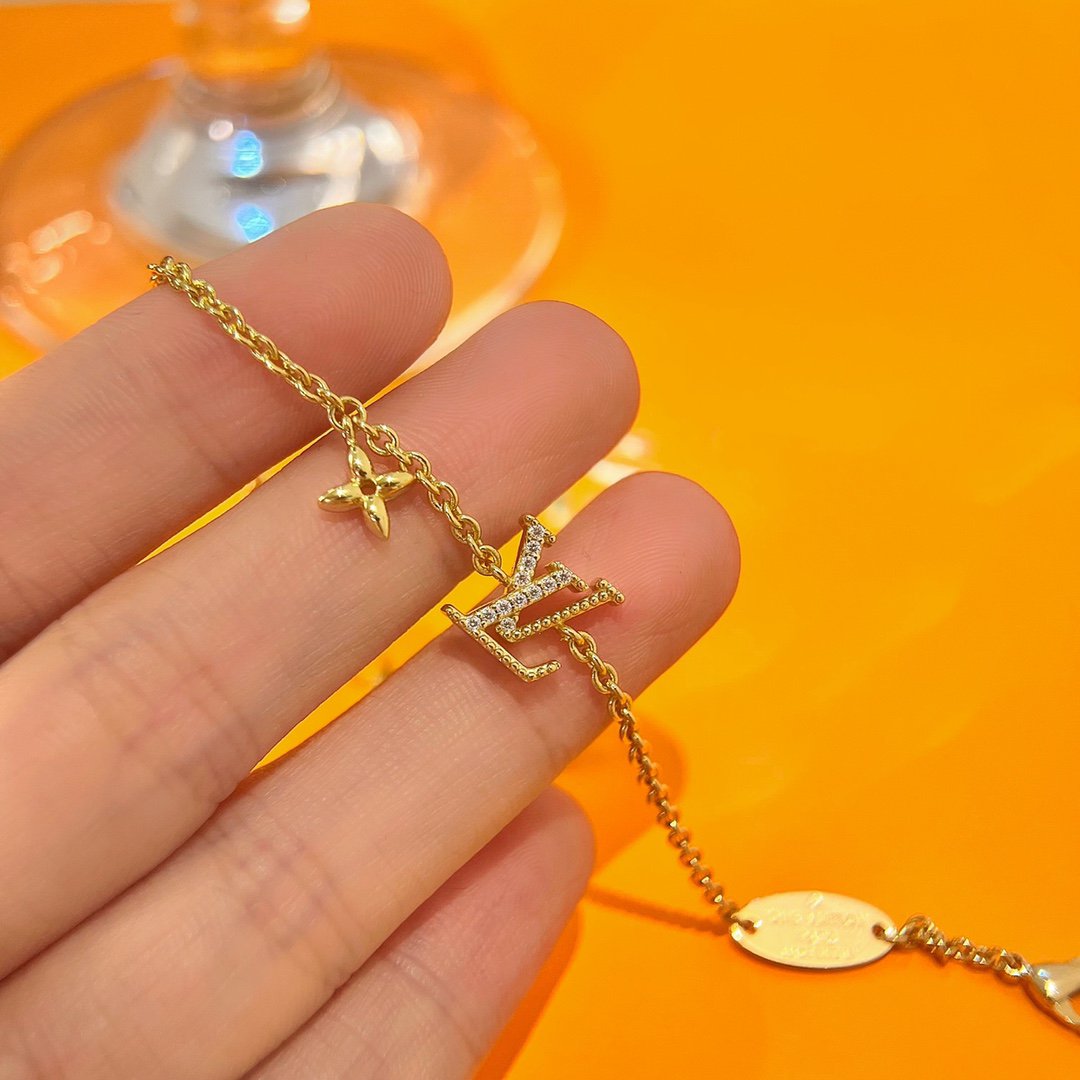[AURORA]LOGO STAR MOTIF GOLD BRACELET
