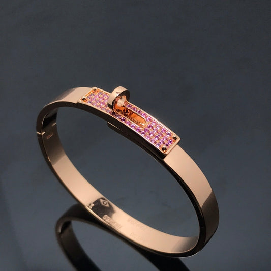 [AURORA]KELLY ARMBAND ROSA DIAMANT