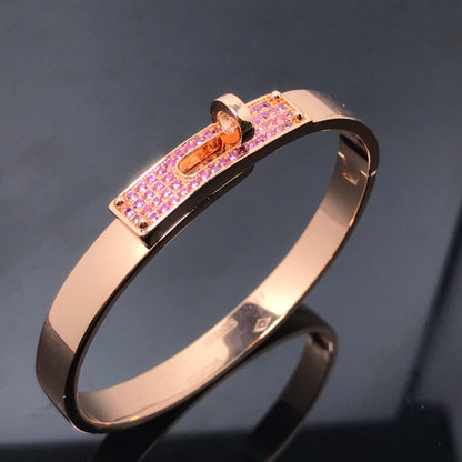 [AURORA]KELLY ARMBAND ROSA DIAMANT