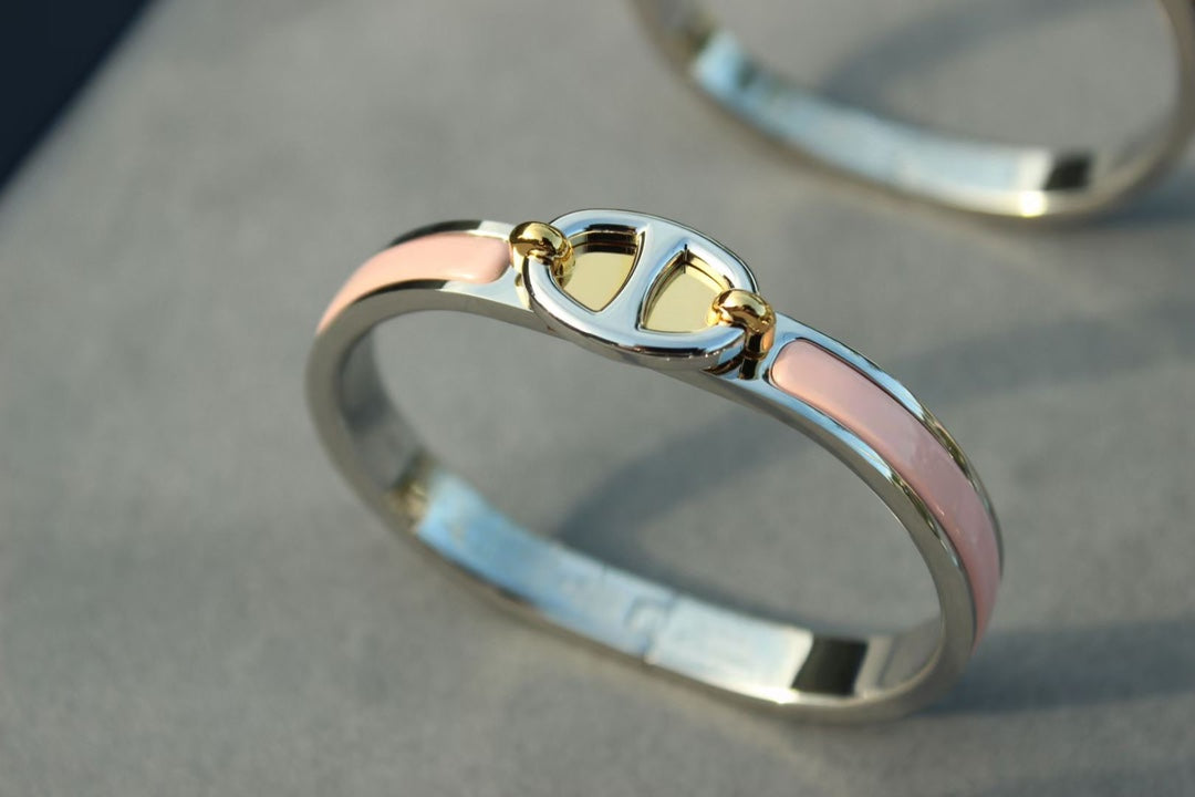 [AURORA]CLIC CHAINE SILVER BRACELET
