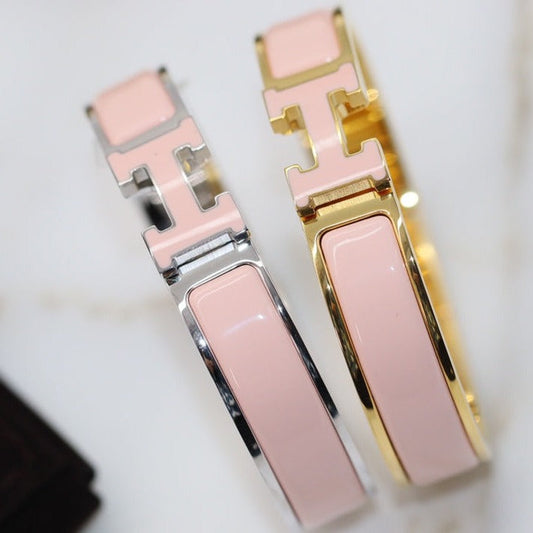 [AURORA]H BRACELET 12MM PINK