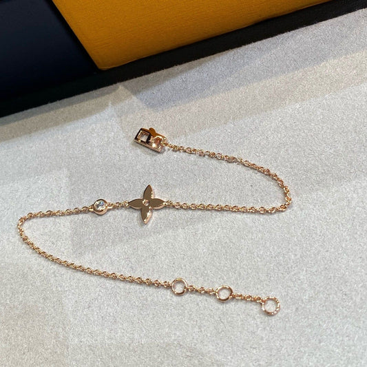 [AURORA]STAR DIAMOND PINK GOLD BRACELET
