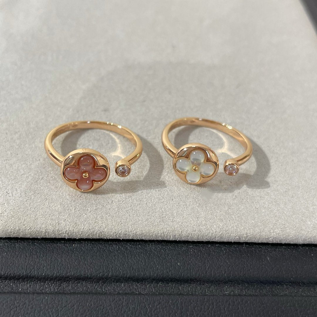 [AURORA]SUN 1 DIAMANT PINK MOP RING