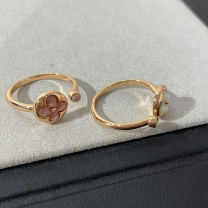 [AURORA]SUN 1 DIAMANT PINK MOP RING