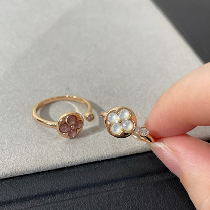 [AURORA]SUN 1 DIAMANT PINK MOP RING