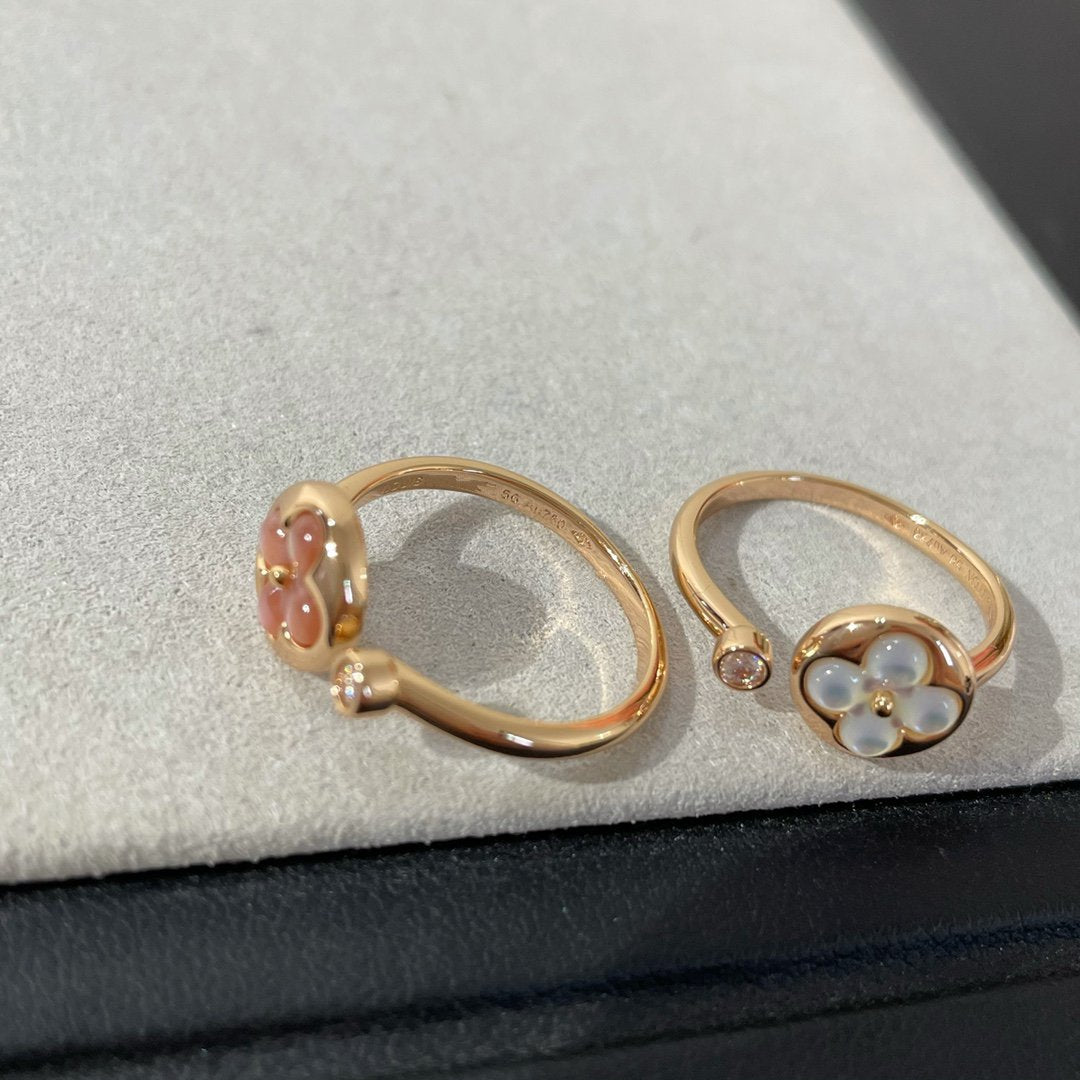 [AURORA]SUN 1 DIAMANT PINK MOP RING