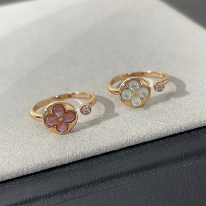[AURORA]SUN 1 DIAMANT PINK MOP RING