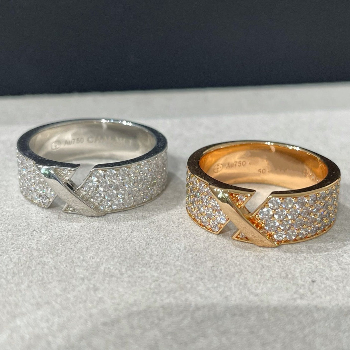 [AURORA]LIENS EVIDENCE  DIAMOND PAVED RING