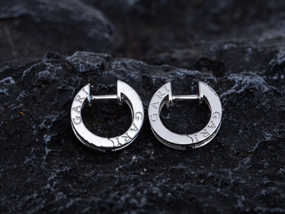 [AURORA]ZERO 1 MINI SILVER DIAMOND EARRINGS