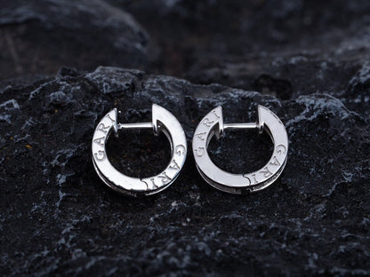 [AURORA]ZERO 1 MINI SILVER DIAMOND EARRINGS
