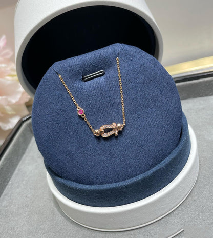 [AURORA]FORCE 10 DIAMOND CHAIN LINK PINK GOLD BRACELET
