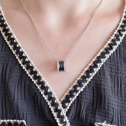 [AURORA]ZERO 1 DIAMOND CERAMIC NECKLACE