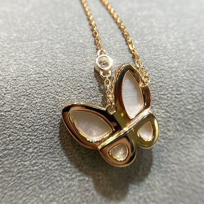 [basloveJW]BUTTERFLY MOP DIAMOND HALSKETTE
