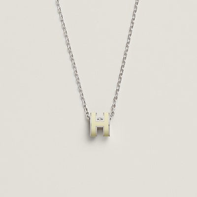 [AURORA]HM CLIC GELBE EMAILLE GOLD HALSKETTE