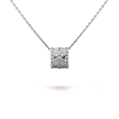 [basloveJW]PERLEE ANHÄNGER SILBER DIAMANT HALSKETTE 