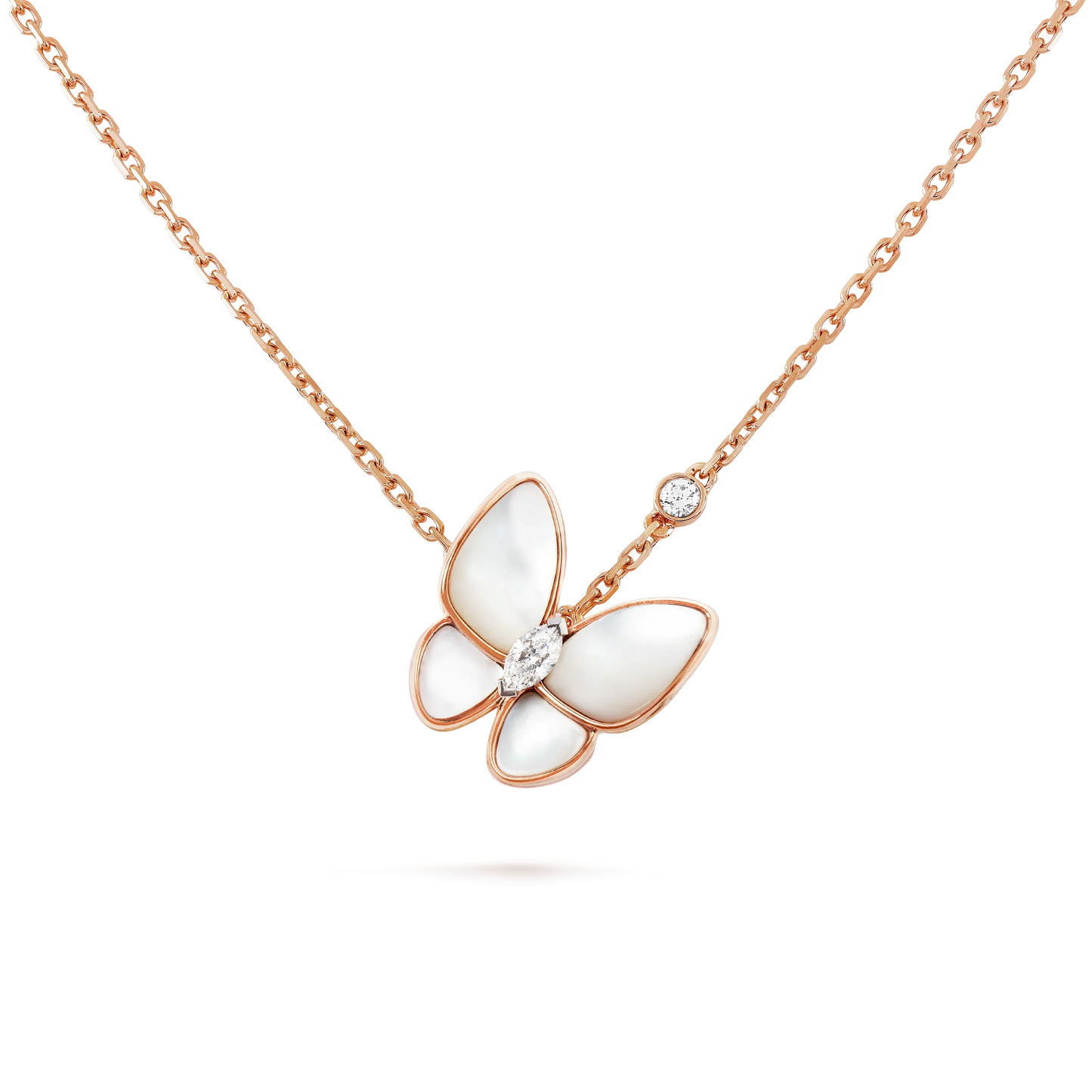 [basloveJW]BUTTERFLY MOP DIAMOND HALSKETTE