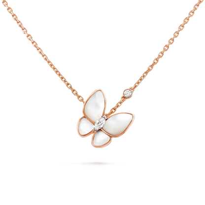 [basloveJW]BUTTERFLY MOP DIAMOND HALSKETTE