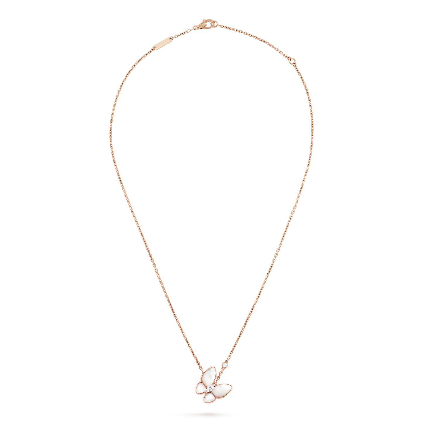 [basloveJW]BUTTERFLY MOP DIAMOND HALSKETTE