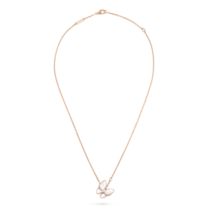 [basloveJW]BUTTERFLY MOP DIAMOND HALSKETTE