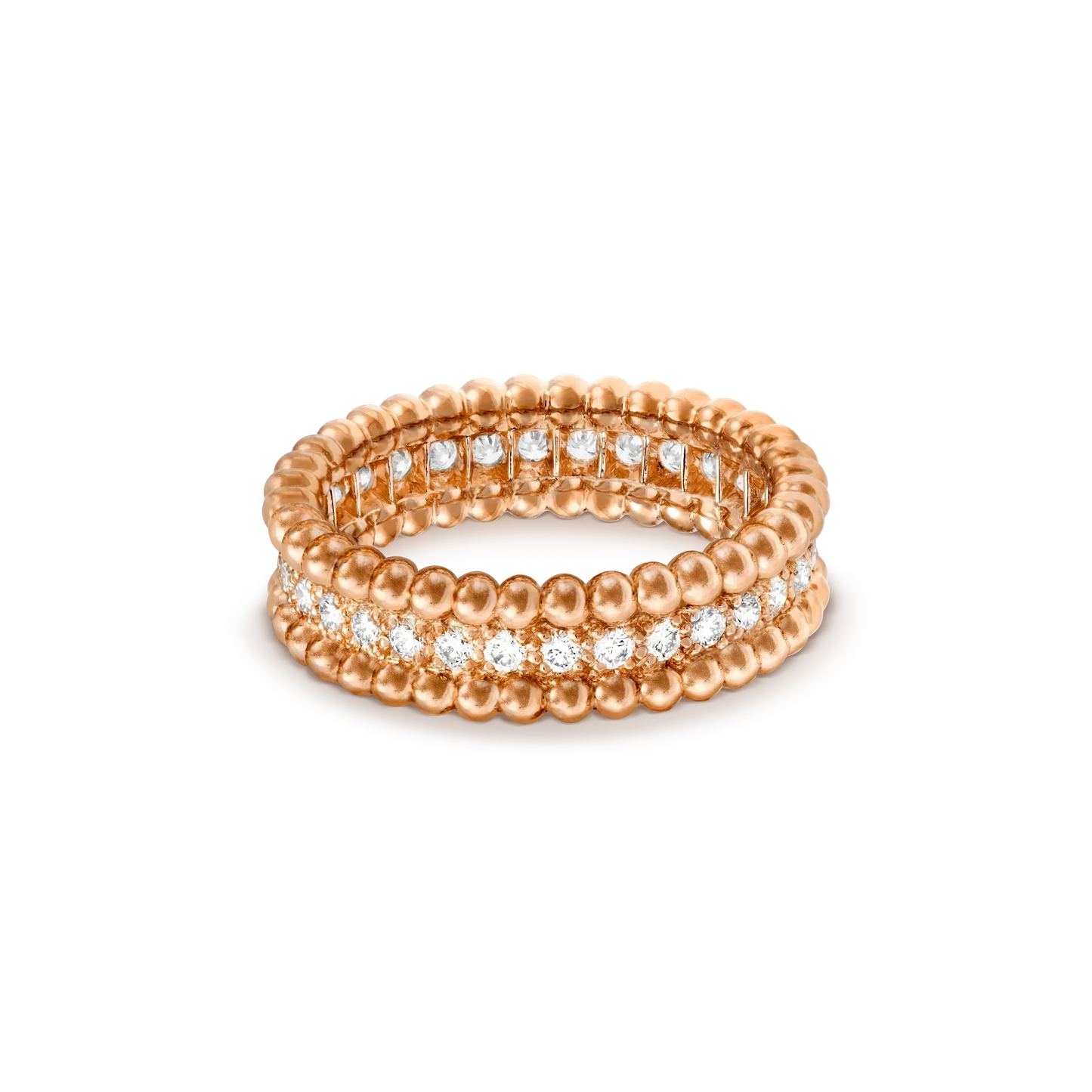 [basloveJW]PERLEE DIAMANT ROSÉGOLDRING