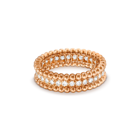 [basloveJW]PERLEE DIAMANT ROSÉGOLDRING