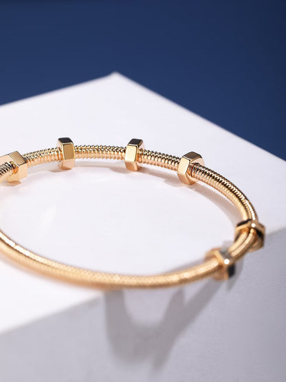[AURORA]SCREW NUT BRACELET
