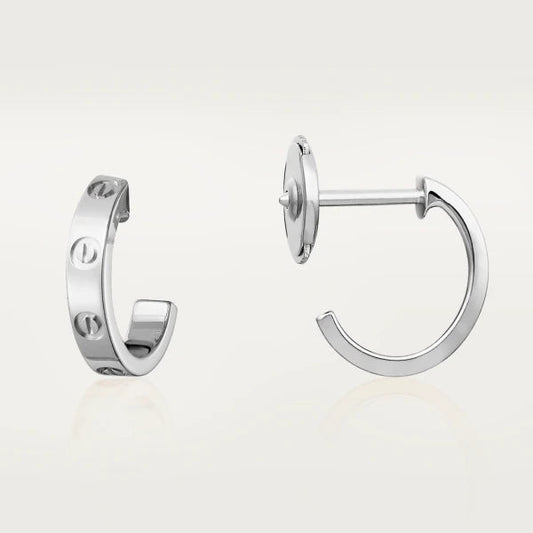 [AURORA]LIEBE OHRRINGE 2,65MM SILBER 