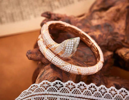 [AURORA]HAUTE COUTURE GOLD SERPENTI BRACELET