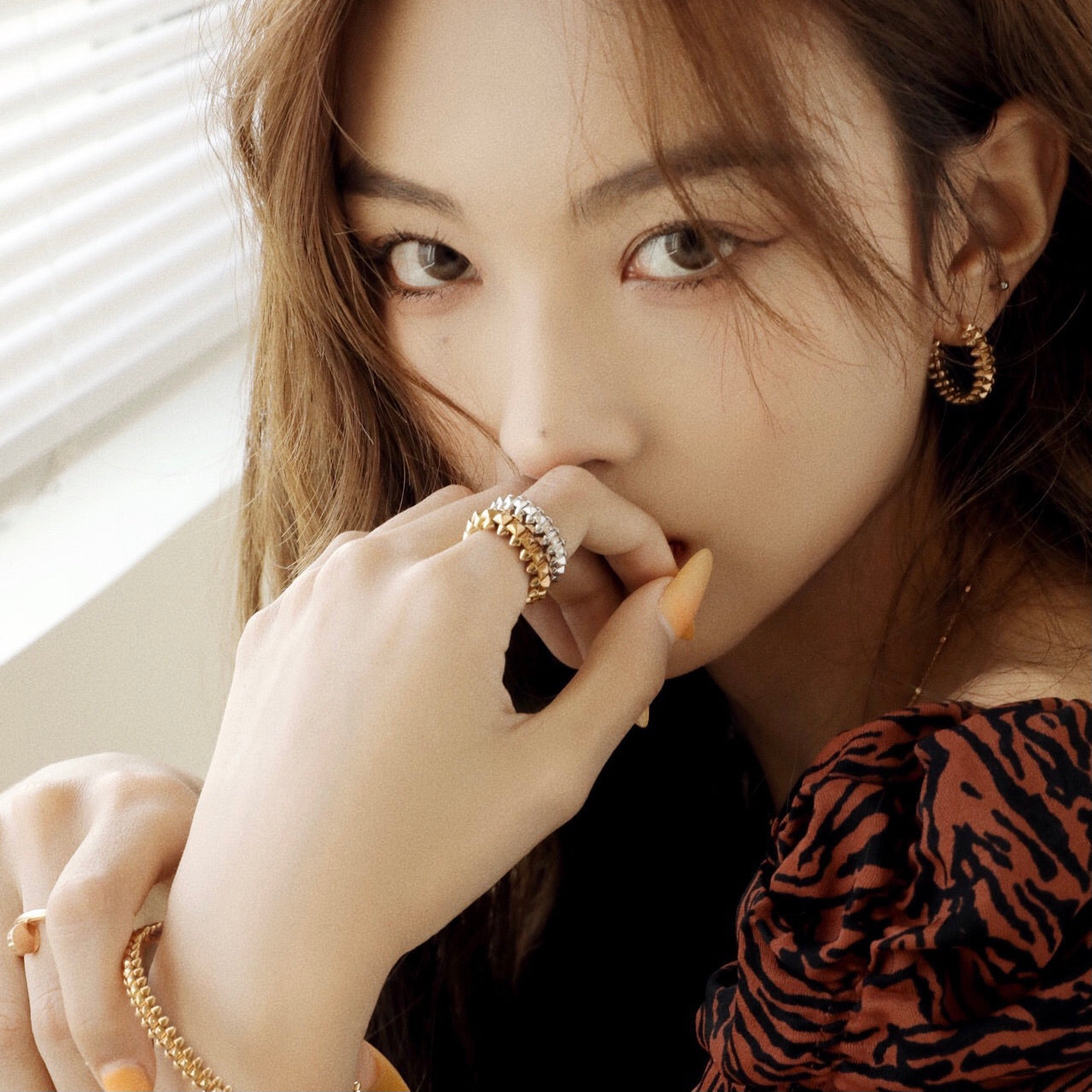 [オーロラ]クラッシュイヤリング