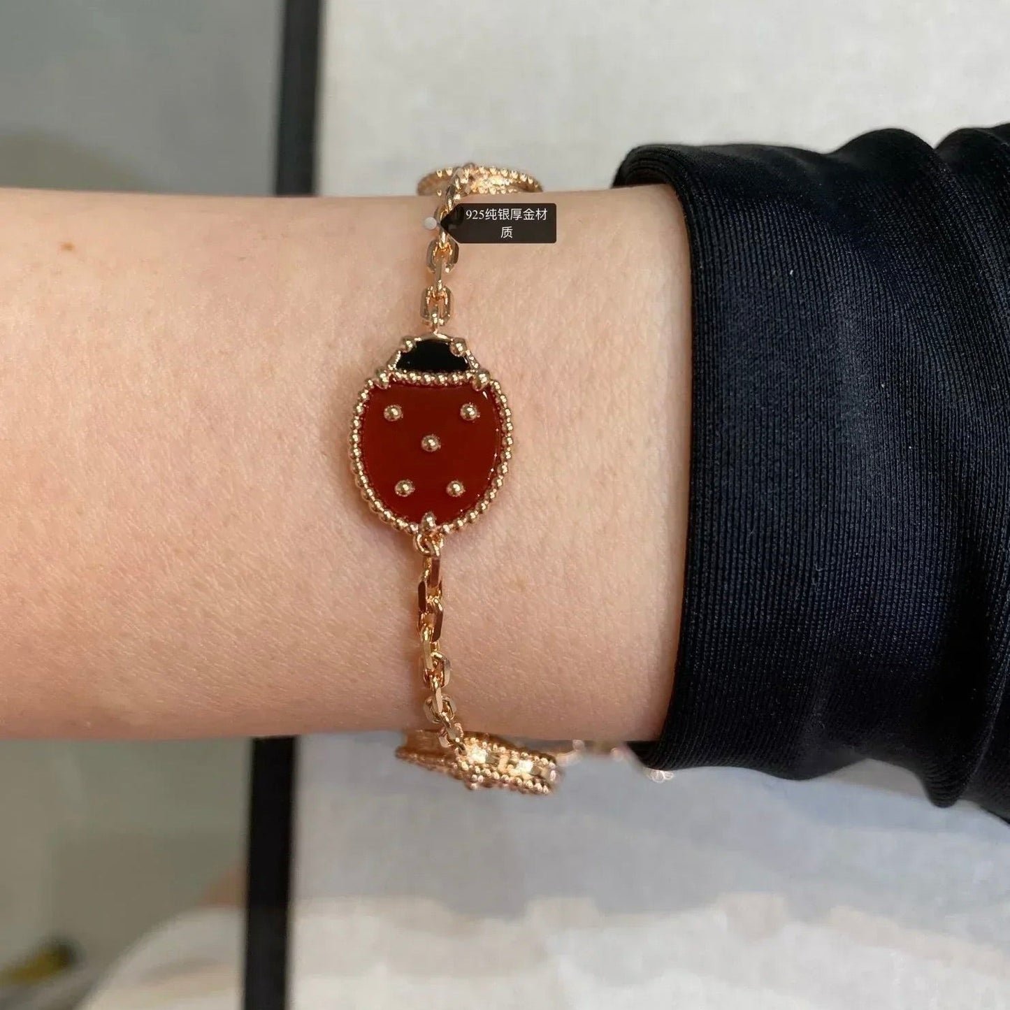 [AURORA]LUCKY SPRING 5 MOTIF BRACELET