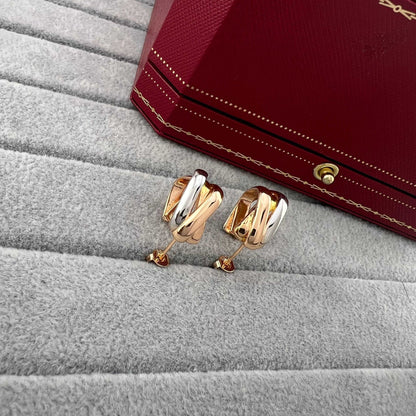 [AURORA]TRINITY TRICOLOR EARRINGS