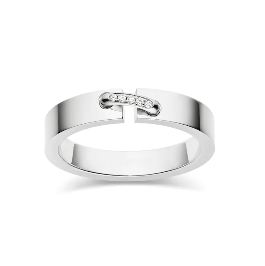 [AURORA]ALLIANCE LIENS VIDENCE DIAMANT 4MM RING