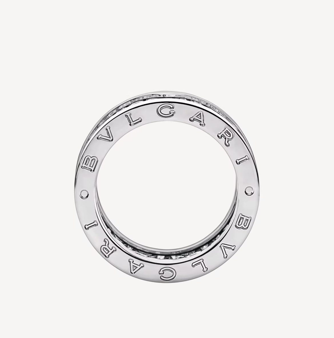 [AURORA]ZERO1 スパイラルリングにダイヤモンドを敷き詰めた