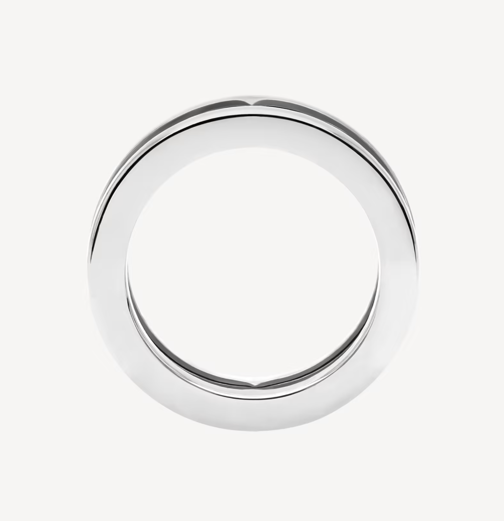 [AURORA]ZERO1 ワンバンド 透かしロゴ スパイラルリング