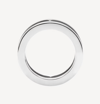 [AURORA]ZERO1 ワンバンド 透かしロゴ スパイラルリング