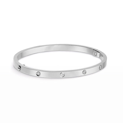 [AURORA]LOVE BRACELET 3.65MM 6 DIAMONDS
