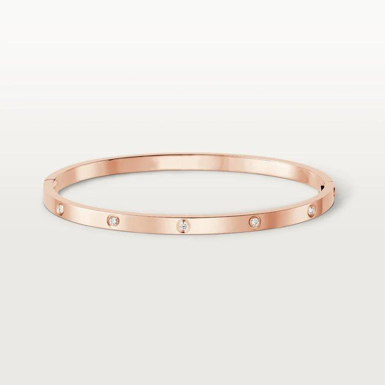 [AURORA]LOVE BRACELET 3.65MM 10 DIAMONDS