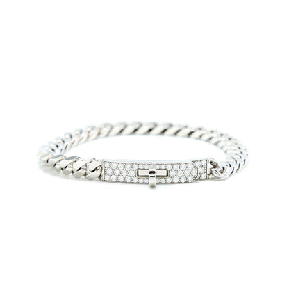 [AURORA]KELLY CHAIN ​​SILBER DIAMANTARMBAND