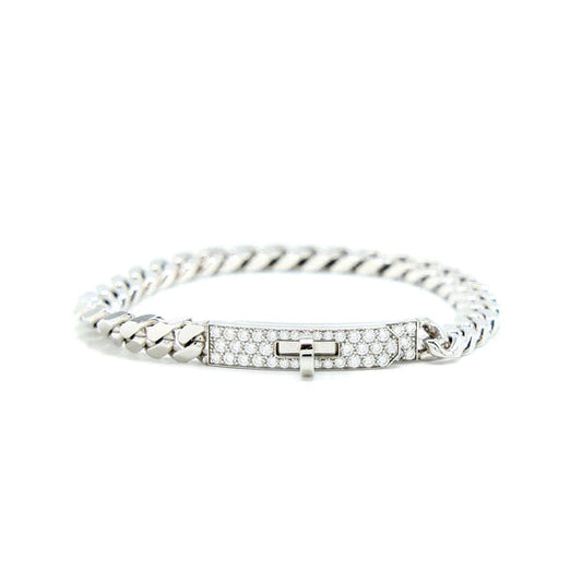 [AURORA]KELLY CHAIN ​​SILBER DIAMANTARMBAND