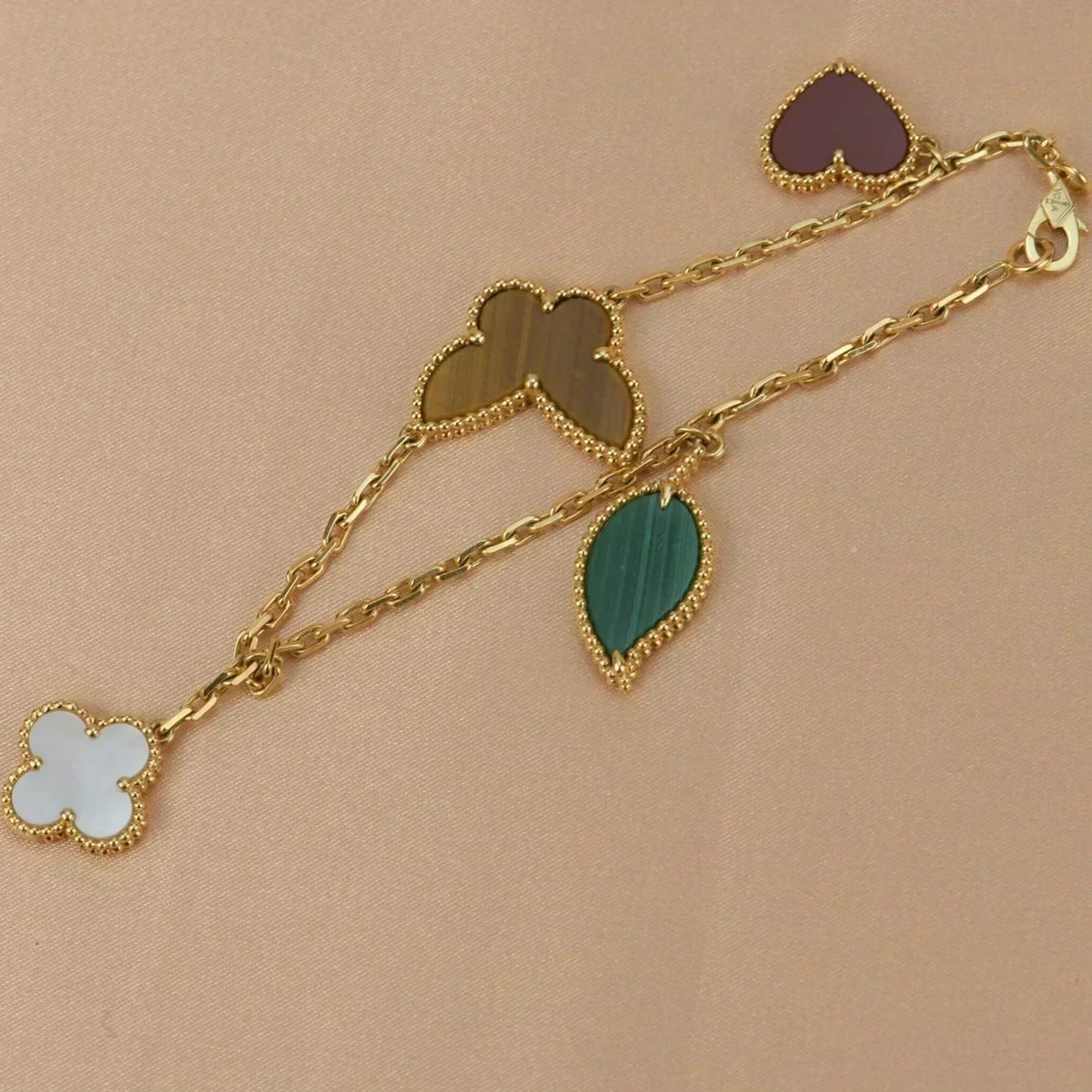[basloveJW] GOLDARMBAND „GLÜCK FRÜHLING 5“ 