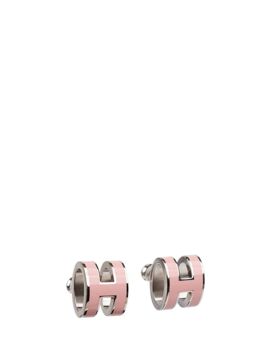 [AURORA] MINI POP H SILBER OHRRINGE ROSA