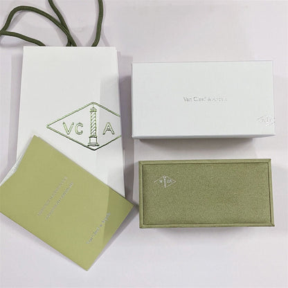 [AURORA]VA CLOVER BRACELET NECKLACE RING BOX GIFT BAG