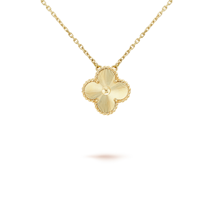 [AURORA]CLOVER 15MM LASER NECKLACE