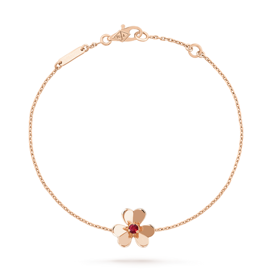 [basloveJW]FRIVOLE GOLD BLUME ROSA MALACHIT ARMBAND