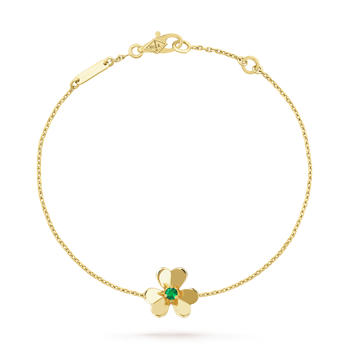 [basloveJW]FRIVOLE GOLD BLUME ROSA MALACHIT ARMBAND