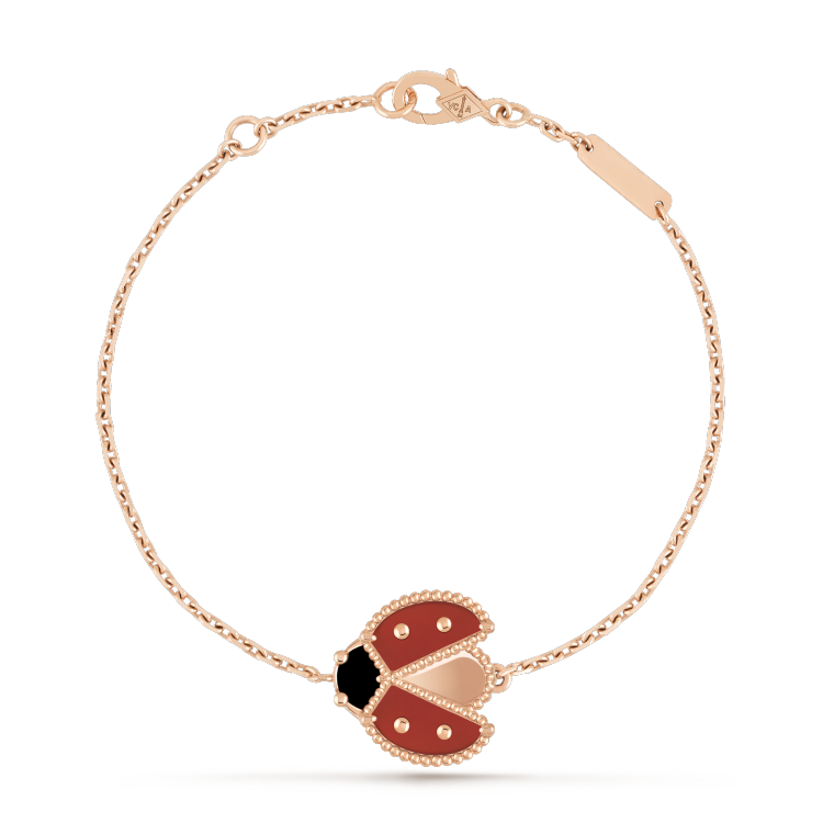 [basloveJW]Armband „Lucky Spring“ mit 1 Motiv in Roségold