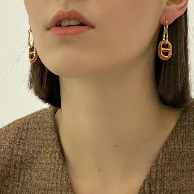 [AURORA]HM O'MAILLON GOLD EARRINGS