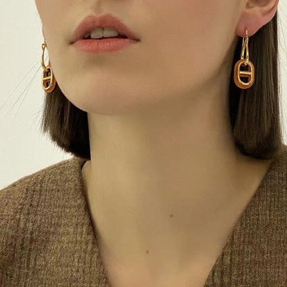 [AURORA]HM O'MAILLON GOLD EARRINGS